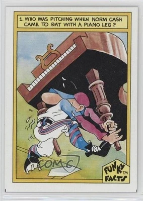 1976 Funky Facts Weird World of Baseball Clowning #17 - Image 1 of 2