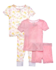 Rene Rofe 4Pc Pointelle Dream Snug Fit Pajama Set - Picture 1 of 4