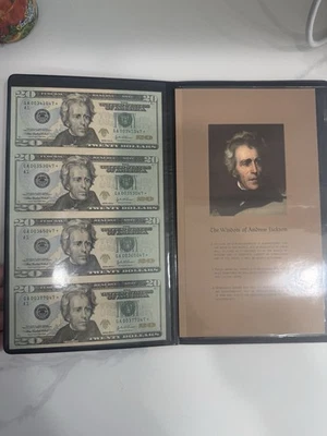 2004 A $20 Star Uncut Sheet Of Four - Image 1 of 4