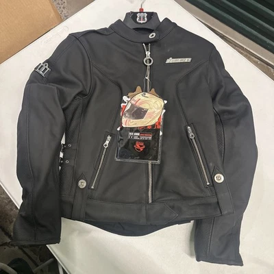 Icon Hella Women's Leather Jacket Part 2813-0400 Black XS New - Image 1 of 4