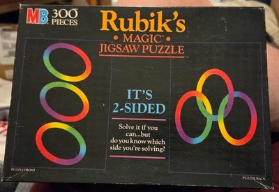 VINTAGE 1986 MILTON BRADLEY Rubik's Magic  Jigsaw Puzzle unopened 1986 - Image 1 of 3