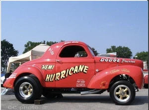 DECALS - Hemi Hurricane Willys of Lamar “Bunky” Bobo. Nice! - Picture 1 of 8