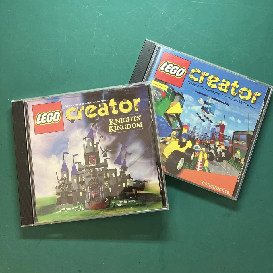LEGO Creator CD-ROMs (2). Knights' Kingdom & Construction. VERY GOOD. - Image 1 of 4