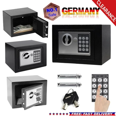 Mini Safe Tresor Feuerfest Möbeltresor Dokumententresor Geldschrank Wandtresor - Bild 1 von 4