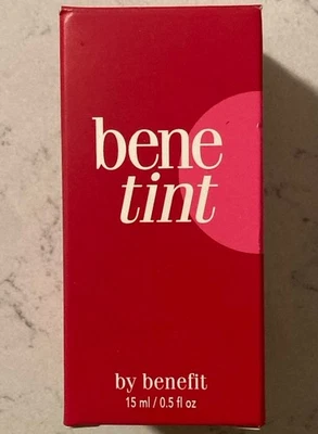 Benefit Benetint Rose Tinted Liquid Lip & Cheek Tint Stain 15ml, .5 Oz Full Size - Image 1 of 4