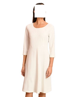 Alba Moda Kleid mit ausgestelltem Rock wollweiss Gr. 44, Gr. 46  0324658984 - Bild 1 von 4