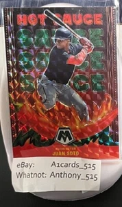 Juan Soto - 2022 Panini Mosaic - Hot Sauce Green Prizm! Washington Nationals! - Picture 1 of 3
