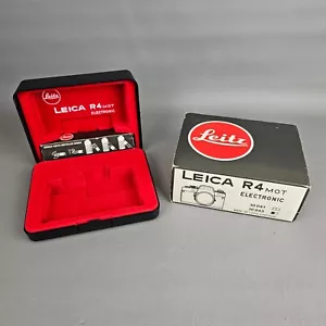 LEICA Leitz R4 Electronic 35mm SLR camera BOX and Hard Case Only *** - Picture 1 of 10