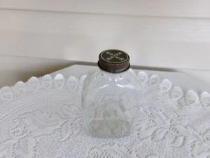 Vintage Bayer Aspirin Glass Bottle Embossed Both Sides 100 Tables Size w/ - Picture 1 of 6