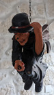 Figur Hexe mit Besen fliegend zum Hngen Deko Shabby mit Charme antik Vintage