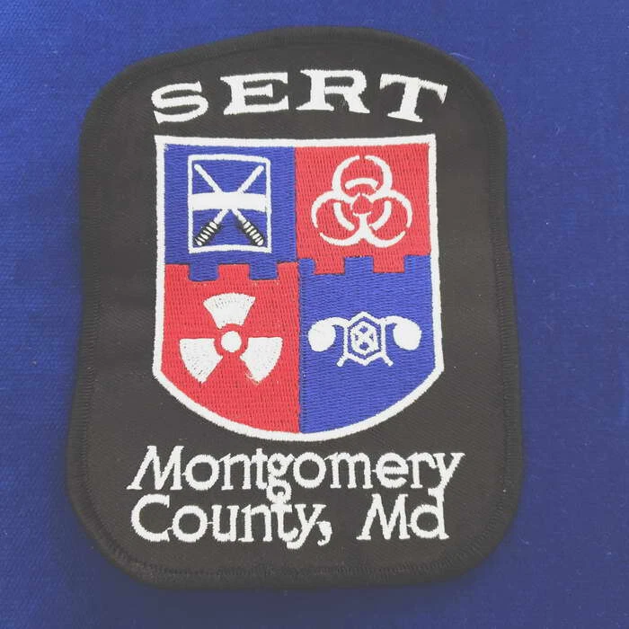 Нашивка полиции SERT округ Монтгомери спецназ Мэриленд #уникальная - Изображение 1 из 1