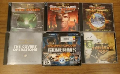 Command & Conquer Lot - Red Alert 1 & 2 Generals Tiberian Sun Aftermath Covert  - Image 1 of 4