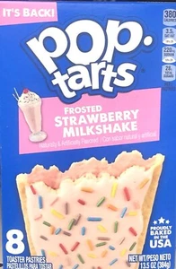 Batido de fresa esmerilado Kellogg's Pop Tarts, caja de 8 unidades de 13,5 oz - Imagen 1 de 5