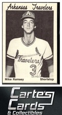 Mike Ramsey 1976 TCMA Arkansas Travelers #8  Arkansas Travelers