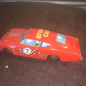 VINTAGE DAIYA STUNT CAR GIOCATTOLO A OROLOGERIA MADE IN JAPAN - Foto 1 di 10