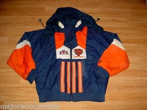 VTG-PRO PLAYER CHICAGO BEARS REVERSIBLE-JACKET COAT-P-S - Picture 1 of 2
