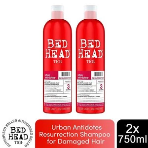 Bed Head TIGI Urban Antidotes Resurrection Shampoo for Damaged Hair 750ml, 2pack - Picture 1 of 7
