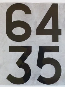 Flock Nummer number número home Trikot shirt Deutschland Germany 1966 1970 - Bild 1 von 1