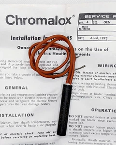 Chromalox 500 W Cartridge Heater 120 V 042-600072-156 3/8" x 2" - NOS - Picture 1 of 6