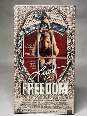 Lust for Freedom (VHS,1992) AIP RARE TROMA! Melanie Coll OOP NEW SEALED  - Image 1 of 4