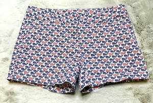Vineyard Vines Shorts Girls 14 Flag WhalePatriotic American Chino Flat Front - Picture 1 of 10