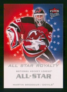 MARTIN BRODEUR 2008-09 FLEER ULTRA ALL-STAR ROYALTY 08-09 NO ASR10        9223