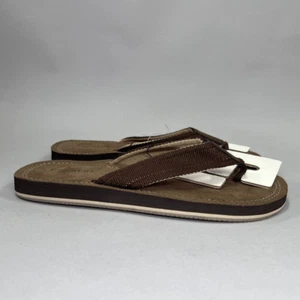 Dockers Men's Size 8 Brown Flip Flop Sandals - Picture 1 of 9