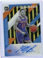 2019-20 Donruss Optic Choice Signature Series Black Gold #SS-IG Ignas Brazdeikis