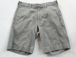 J Crew Mens Cotton Solid Gray Gramercy Khaki Chino Dress Shorts Size 30 - Picture 1 of 6