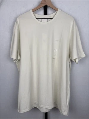 NUEVA Camiseta Calvin Klein Tech Piqué Para Hombre XXL Secado Rápido Elastizado Algodón Logo Foto 1 de 4