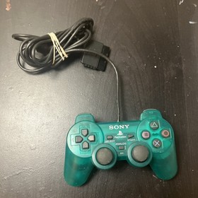 Playstation 2 Dual Shock2 Emerald Green clear Sony PS2 Official Controller
