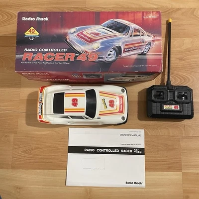 1990s Radio Shack Racer 49 Radio Controlled RC Race Car 60-4033 Vintage WORKS! - Image 1 of 4
