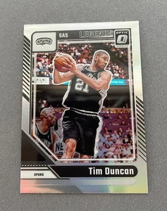 2024-25 Panini Donruss Optic Basketball Tim Duncan Silver Prizm #248 Spurs - Picture 1 of 2