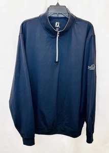 FootJoy Men's 1/4 Zip Golf Performance Pullover | Men’s XL | Black | Outdoors - Picture 1 of 9