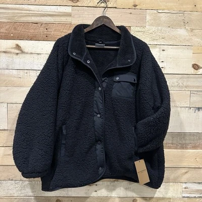 NWT Women’s Weatherproof Vintage Snap Front Jacket Size 3X Bonded Sherpa Fleece - Image 1 of 4