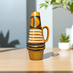 West German Vintage Pottery Scheurich Vase 400-22 Fat Lava Mid Century Germany - Bild 1 von 11