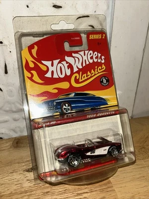 Hot Wheels Classics 1958 Corvette #5 Red - Image 1 of 4