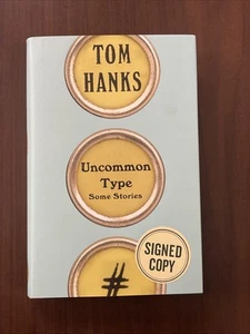 SIGNED Uncommon Type By Tom Hanks Trade Hardcover Book Copy Fiction Book AUTO - Picture 1 of 6