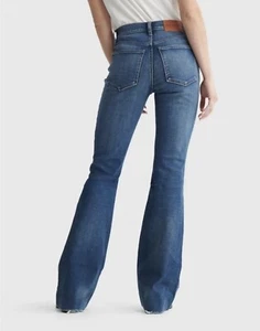 Lucky Brand High Rise Flare Stevie Ladies Jean Pants Sz 12 Med Wash 2way Stretch - Picture 1 of 7