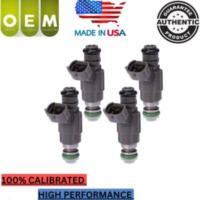 4x inyectores de combustible Denso OEM PARA Nissan Sentra Altima 2002-2006 2,5 L 195500-4390 Foto 1 de 4