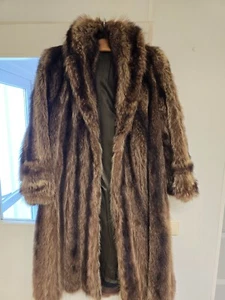 Echt pelz Mantel Bisam Damen gebraucht - Bild 1 von 3