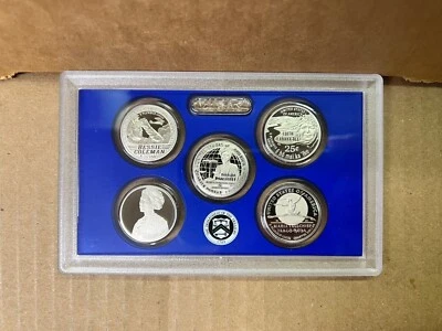 2023 S Proof Quarters American Women Quarters Program 5 Coins NO BOX COA - Image 1 of 2