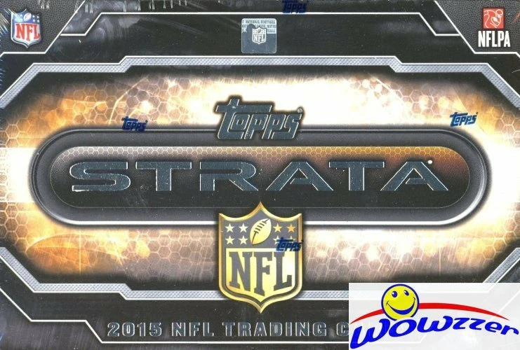 2015 Topps STRATA Football Factory Sealed HOBBY Box-(2) ON-CARD AUTOGRAPHS! - Image 1 of 1