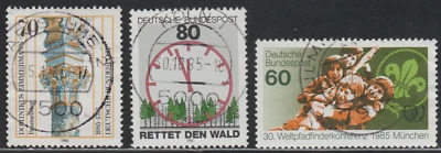 Germany 1985 SC# 1442, 1445, 1446 - Three different stamps - Used Lot # 319 - Image 1 of 2