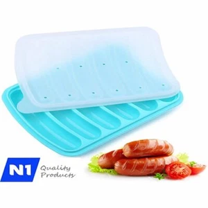 Silicone Sausage Mold, Baking and ice Mold , DIY homemade Sausage Hot Dog Mold - Picture 1 of 11