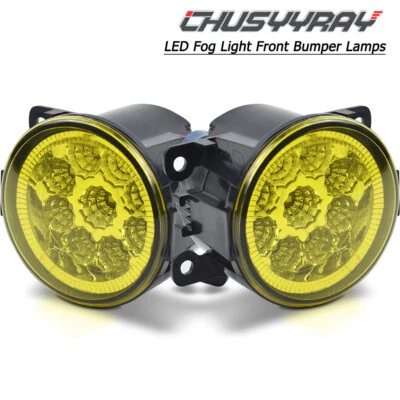 Lâmpadas de farol de neblina parachoque dianteiro L+R compatíveis com substituição de lente transparente Acura TSX 2011-2014 - Imagem 1 de 4