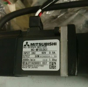 Used Mitsubishi servo motor HC-MF053G1 Free Shipping - Picture 1 of 2