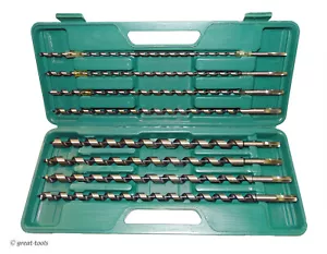 AUGERBOHRER BIT SET - 18"" extra lange Bits - Holzbearbeitungswerkzeuge - Holzbohrer - Bild 1 von 1