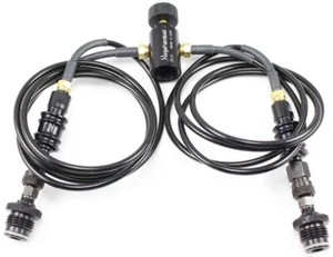 Ninja Microbore Dual Remote Line with Dual Slide Checks NIN-MICRORK2LINE - Picture 1 of 3