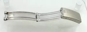 Rolex Date Oyster Watch Buckle Clasp Ladies Stainless & 14k trim 10mm 6719 6718 - Picture 1 of 4